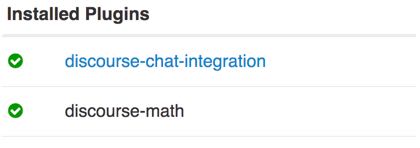 installed chat and math plugins