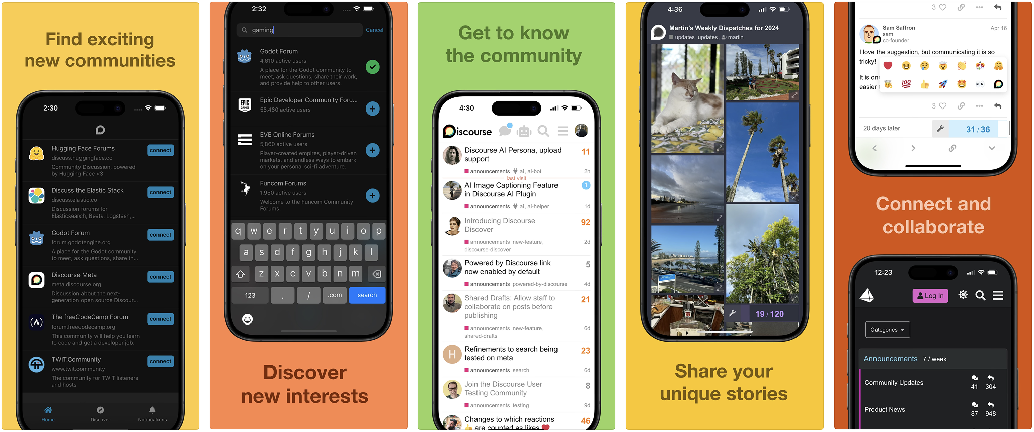 Discourse Hub screenshots